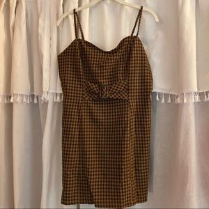 Adorable plaid minidress NWT adjustable straps
